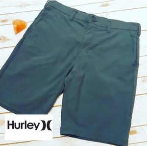 Hurley Nike Dri Fit Mens Charcoal Skate Surf Short